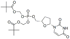 CAS#: 144510-15-6, [2,2-Dimethylpropanoyloxymethoxy-[[(2S,5R)-5-(2,4-Dioxopyrimidin-1-Yl)Oxolan-2-Yl]Methoxy]Phosphoryl]Oxymethyl 2,2-Dimethylpropanoate