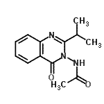 CAS#: 144522-58-7, N-(2-Isopropyl-4-Oxo-3(4H)-Quinazolinyl)Acetamide