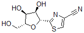 CAS 登录号：144660-78-6， 2-[(2R,3R,4S,5R)-3,4-二羟基-5-(羟基甲基)四氢呋喃-2-基]-1,3-噻唑-4-甲腈