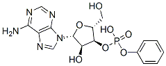 CAS 登录号：144828-27-3， [(2R,3S,4R,5R)-5-(6-氨基嘌呤-9-基)-4-羟基-2-(羟基甲基)四氢呋喃-3-基]苯基磷酸氢酯