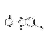 CAS 登录号：14483-91-1， 2-(4,5-二氢-1H-咪唑-2-基)-5-甲基-1H-苯并咪唑