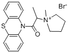 CAS#: 145-54-0, 2-(1-Methylpyrrolidin-1-Ium-1-Yl)-1-Phenothiazin-10-Ylpropan-1-One Bromide