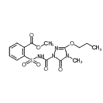 CAS#: 145026-81-9, Methyl 2-{[(4-Methyl-5-Oxo-3-Propoxy-4,5-Dihydro-1H-1,2,4-Triazol-1-Yl)Carbonyl]Sulfamoyl}Benzoate