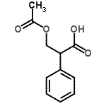 CAS 登录号：14510-36-2， 3-乙酰氧基-2-苯丙酸