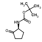 CAS#: 145106-46-3, 2-Methyl-2-Propanyl [(1S)-2-Oxocyclopentyl]Carbamate