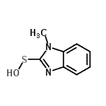 CAS 登录号：145120-74-7， 1-甲基-1H-苯并咪唑-2-次磺酸