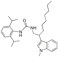 CAS#: 145131-39-1, 3-[2,6-Di(Propan-2-Yl)Phenyl]-1-[2-(1-Methylindol-3-Yl)Nonyl]Urea