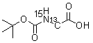 CAS#: 145143-01-7, N-{[(2-Methyl-2-Propanyl)Oxy]Carbonyl}(2-<Sup>13</Sup>C,<Sup>15</Sup>N)Glycine