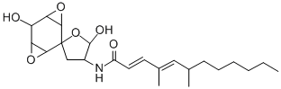 CAS#: 145147-04-2, N-(Dihydro-5',6-Dihydroxyspiro(4,8-Dioxatricyclo(5.1.0.0(3,5))Octane-2,2'(3'H)-Furan)-4'-Yl)-4,6-Dimethyl-2,4-Dodecadienamide