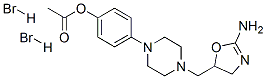 CAS#: 145204-19-9, [4-[4-[(2-Amino-4,5-Dihydro-1,3-Oxazol-5-Yl)Methyl]Piperazin-1-Yl]Phenyl] Acetate Dihydrobromide