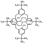 CAS#: 145237-25-8, 5,11,17,23-Tetrakis(2-Methyl-2-Propanyl)-26,28-Bis[2-(Methylsulfanyl)Ethoxy]Pentacyclo[19.3.1.1<Sup>3,7</Sup>.1<Sup>9,13</Sup>.1<Sup>15,19</Sup>]Octacosa-1(25),3(28),4,6,9(27),10,12,15(26),16,18,21,23-Dodecaene-25,27-Diol