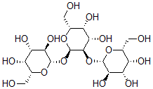 CAS 登录号：145265-22-1， (2S,3R,4S,5R,6R)-2-[(2R,3R,4S,5R,6R)-4,5-二羟基-6-(羟基甲基)-2-[(2S,3R,4S,5R,6R)-3,4,5-三羟基-6-(羟基甲基)四氢吡喃-2-基]氧基四氢吡喃-3-基]氧基-6-(羟基甲基)四氢吡喃-3,4,5-三醇