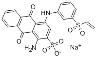 CAS#: 14541-90-3, Sodium 1-amino-4-[(2-ethenylsulfonylphenyl)amino]-9,10-dioxo-anthracene-2-sulfonate