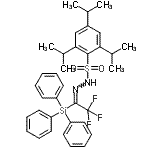 CAS 登录号：145574-05-6， 2,4,6-三异丙基-N'-[(1E)-2,2,2-三氟-1-(三苯基硅烷基)亚乙基]苯磺酰肼