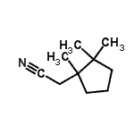 CAS#: 145646-34-0, (1,2,2-Trimethylcyclopentyl)Acetonitrile