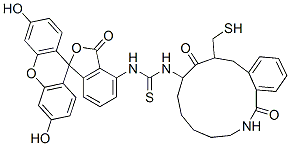 CAS#: 145724-06-7, N-[6-[(3',6'-Dihydroxy-3-Oxospiro[2-Benzofuran-1,9'-Xanthene]-5-Yl)Carbamothioylamino]Hexyl]-2-(Phenylmethyl)-3-Sulfanylpropanamide