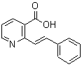 CAS 登录号：14578-19-9， 2-[(E)-2-苯基乙烯基]烟酸