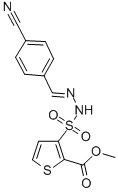 CAS#: 145865-80-1, Methyl 3-[[(4-Cyanophenyl)Methylideneamino]Sulfamoyl]Thiophene-2-Carboxylate