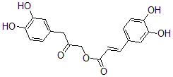 CAS 登录号：145904-50-3， [3-(3,4-二羟基苯基)-2-氧代丙基](E)-3-(3,4-二羟基苯基)丙-2-烯酸酯
