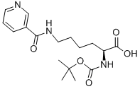 CAS#: 14609-04-2, N2-[(1,1-Dimethylethoxy)Carbonyl]-N6-(3-Pyridinylcarbonyl)-L-Lysine