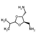 CAS 登录号：146092-05-9， [(4R,5R)-2-异丙基-1,3-二氧戊环-4,5-二基]二甲胺