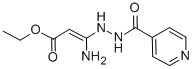 CAS 登录号:146255-38-1, 乙基3-氨基-3-(2-(吡啶-4-羰基)肼基)丙-2-烯酸酯