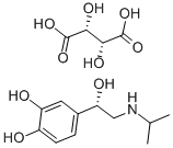 CAS 登录号：14638-70-1， (S)-(+)-异丙肾上腺素 L(+)-酒石酸氢盐