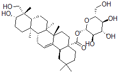 CAS#: 146728-78-1, (3beta,4beta)-3,23-Dihydroxy-Olean-12-en-28-oic acid beta-D-glucopyranosyl ester
