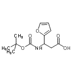CAS#: 14676-03-0, 3-(2-Furyl)-3-({[(2-Methyl-2-Propanyl)Oxy]Carbonyl}Amino)Propanoic Acid