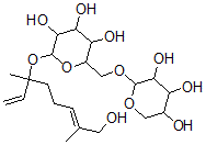CAS#: 146763-56-6, 2-[(6E)-8-Hydroxy-3,7-Dimethylocta-1,6-Dien-3-Yl]Oxy-6-[(3,4,5-Trihydroxyoxan-2-Yl)Oxymethyl]Oxane-3,4,5-Triol