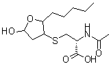 CAS 登录号：146764-24-1， N-乙酰基-S-(5-羟基-2-戊基四氢-3-呋喃基)-L-半胱氨酸