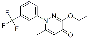 CAS 登录号：146824-77-3， 3-乙氧基-6-甲基-1-[3-(三氟甲基)苯基]哒嗪-4-酮