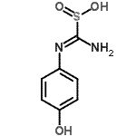 CAS 登录号：146886-04-6， (E)-氨基[(4-羟基苯基)亚氨基]甲烷亚磺酸