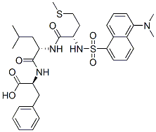 CAS 登录号：146935-91-3， (2S)-2-[[(2S)-2-[[(2S)-2-[(5-二甲基氨基萘-1-基)磺酰基氨基]-4-甲硫基丁酰基]氨基]-4-甲基戊酰基]氨基]-3-苯丙酸