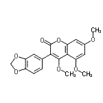 CAS#: 14736-62-0, 3-(1,3-Benzodioxol-5-Yl)-4,5,7-Trimethoxy-2H-Chromen-2-One