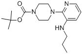 CAS 登录号：147539-20-6， 4-[3-(丙基氨基)-2-吡啶基]-1-哌嗪羧酸叔丁酯