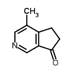 CAS#: 147646-28-4, 4-Methyl-5,6-Dihydro-7H-Cyclopenta[c]Pyridin-7-One