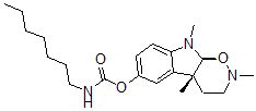 CAS 登录号：147650-57-5， [(4aS,9aS)-2,4a,9-三甲基-4,9a-二氢-3H-恶嗪并[6,5-b]吲哚-6-基] N-庚基氨基甲酸酯