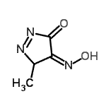 CAS#: 147738-84-9, (4Z)-4-(Hydroxyimino)-5-Methyl-4,5-Dihydro-3H-Pyrazol-3-One