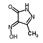 CAS#: 147738-85-0, (4E)-4-(Hydroxyimino)-5-Methyl-2,4-Dihydro-3H-Pyrazol-3-One