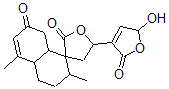 CAS#: 147742-03-8, 5'-(5-Hydroxy-2-Oxo-5H-Furan-3-Yl)-4,7-Dimethylspiro[1,4a,5,6,7,8a-Hexahydronaphthalene-8,3'-Oxolane]-2,2'-Dione