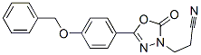 CAS#: 147807-20-3, 3-[2-Oxo-5-[4-(Phenylmethoxy)Phenyl]-1,3,4-Oxadiazol-3-Yl]Propanenitrile