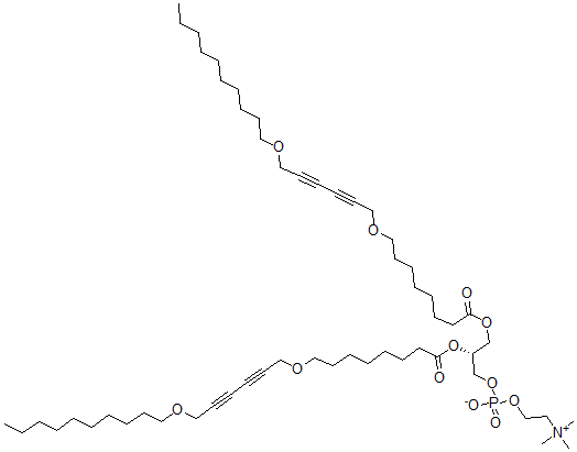 CAS#: 148057-01-6, [(2R)-2,3-Bis[8-(6-Decoxyhexa-2,4-Diynoxy)Octanoyloxy]Propyl] 2-Trimethylazaniumylethyl Phosphate