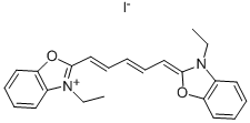 CAS#: 14806-50-9, 3-Ethyl-2-[5-(3-Ethyl-2(3H)-Benzoxazolylidene)-1,3-Pentadien-1-Yl]-Benzoxazolium Iodide(1:1)