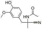 CAS#: 14818-97-4, (-)-N-(alpha-Cyano-4-Hydroxy-3-Methoxy-alpha-Methylphenethyl)Acetamide
