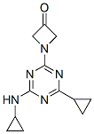 CAS#: 148312-49-6, 1-[4-Cyclopropyl-6-(Cyclopropylamino)-1,3,5-Triazin-2-Yl]Azetidin-3-One