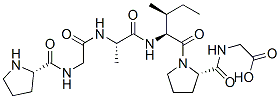 CAS#: 148337-06-8, 2-[[(2S)-1-[(2S,3S)-3-Methyl-2-[[(2S)-2-[[2-[[(2S)-Pyrrolidine-2-Carbonyl]Amino]Acetyl]Amino]Propanoyl]Amino]Pentanoyl]Pyrrolidine-2-Carbonyl]Amino]Acetic Acid