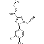 CAS#: 148367-89-9, Ethyl (5Z)-4-(3-Chloro-4-Methylphenyl)-5-(Cyanoimino)-4,5-Dihydro-1,3,4-Thiadiazole-2-Carboxylate