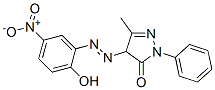 CAS 登录号：14847-56-4， 2,4-二氢-4-[(2-羟基-5-硝基苯基)偶氮]-5-甲基-2-苯基-3H-吡唑-3-酮