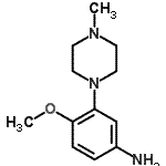 CAS#: 148546-78-5, 4-Methoxy-3-(4-Methyl-1-Piperazinyl)Aniline